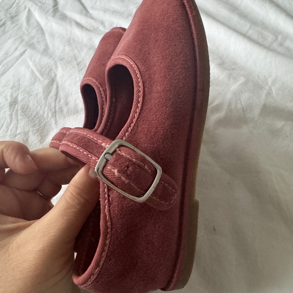 Zara Pink Dress Shoes with Suede Finish - Picture 4 of 7